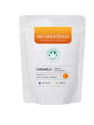 Embalagem da flor Caramelo CBD
