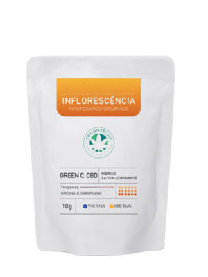 Embalagem da flor Green C CBD